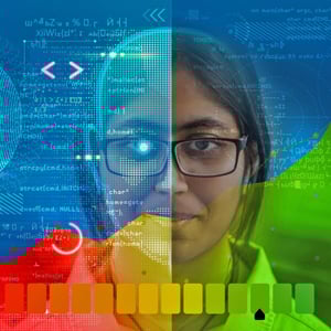 Illustration of human-machine teaming and the creation of confidence scores.