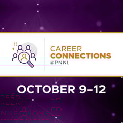 Logo for Career Connections recruitment event at PNNL with the words, 