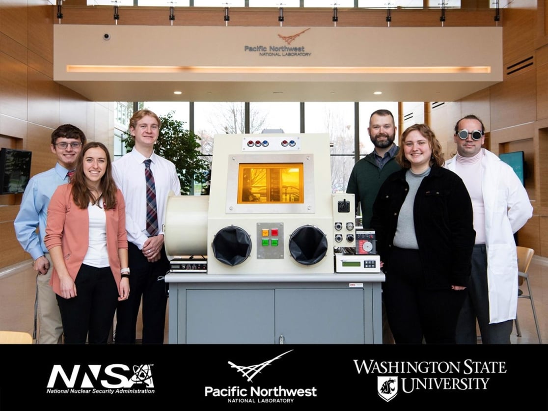 WSU Industrial Design Clinic team and PNNL